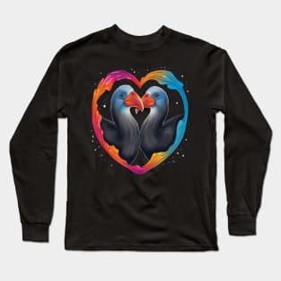 Albatross Valentine Day Long Sleeve T-Shirt